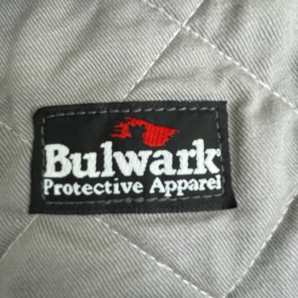 Bulwark Protective Apparel Blue Full Zip Jacket Men's XL FR Flame Resistant - Picture 10 of 15